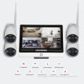 Tuya 4CH 3MP Security System with 12.5 Inch LCD Monitor, 1080P Wi-Fi NVR Kit and IP Wireless CCTV Cameras